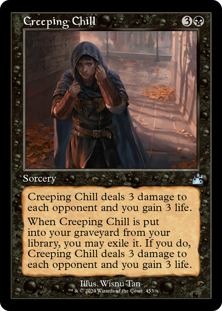 Creeping Chill (Retro Frame) (RVR-453)  Foil - Ravnica Remastered