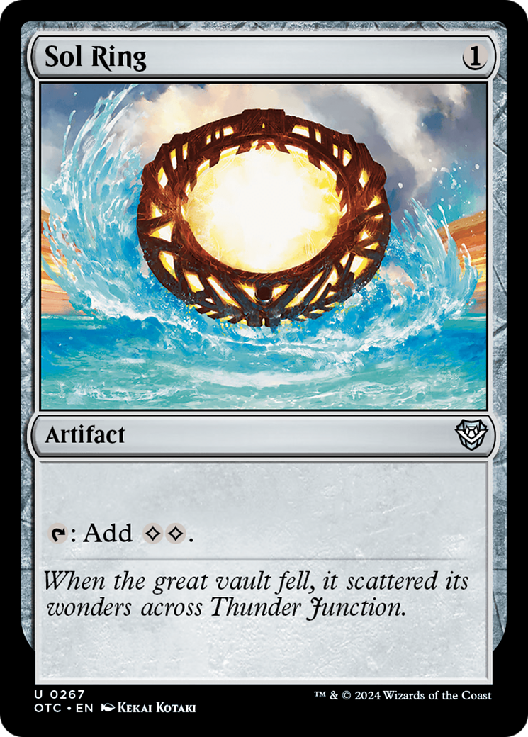 Sol Ring (OTC-267)  - Outlaws of Thunder Junction Commander