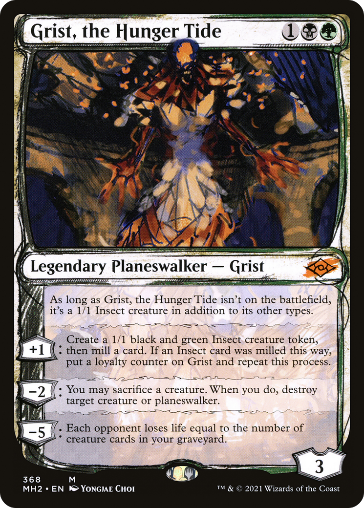 Grist, the Hunger Tide (Showcase) (MH2-368)  - Modern Horizons 2: (Showcase)