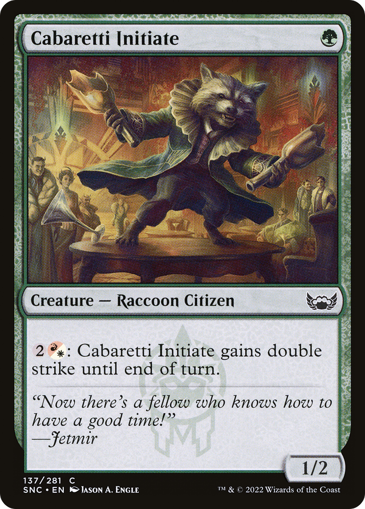 Cabaretti Initiate (SNC-137)  Foil - Streets of New Capenna