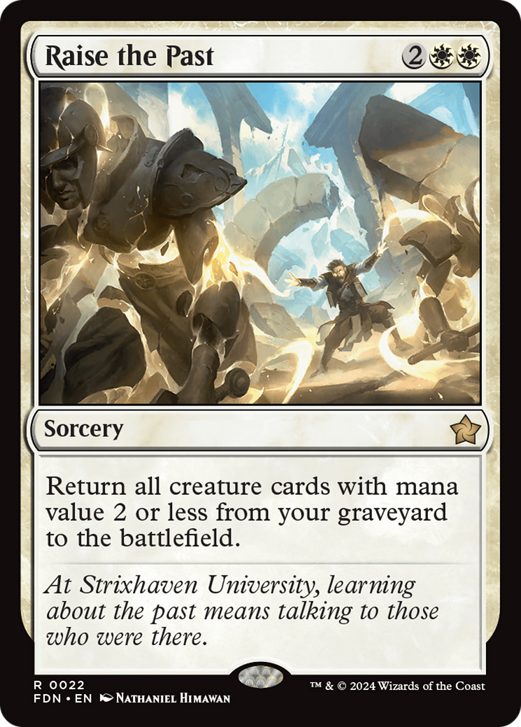 Raise the Past (FDN-022)  Foil - Foundations