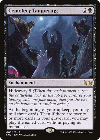 Cemetery Tampering (SNC-069)  Foil - Streets of New Capenna