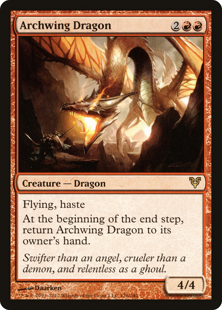 Archwing Dragon (AVR-126)  Foil - Avacyn Restored