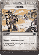 Murder (OTP-016)  Foil - Breaking News: (Showcase) (Borderless)