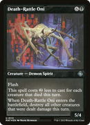 Death-Rattle Oni (MAT-113)  Etched Foil - March of the Machine: The Aftermath