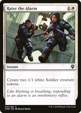 Raise the Alarm (CMR-041)  - Commander Legends
