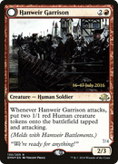 Hanweir Garrison (PRE-130) - Eldritch Moon Promos: (mooneldrazidfc) Foil