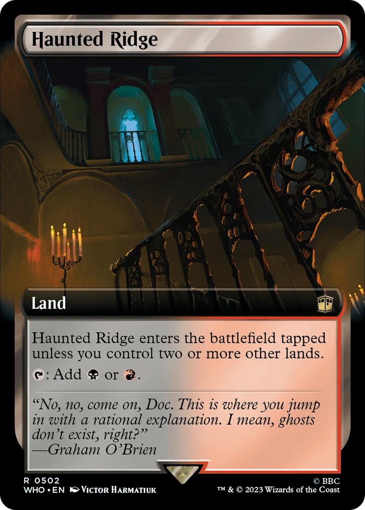 Haunted Ridge (Extended Art) (WHO-502)  Foil - Doctor Who: (Extended Art)