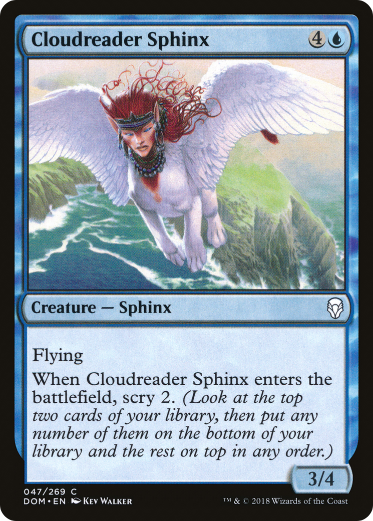 Cloudreader Sphinx (DOM-047)  Foil - Dominaria