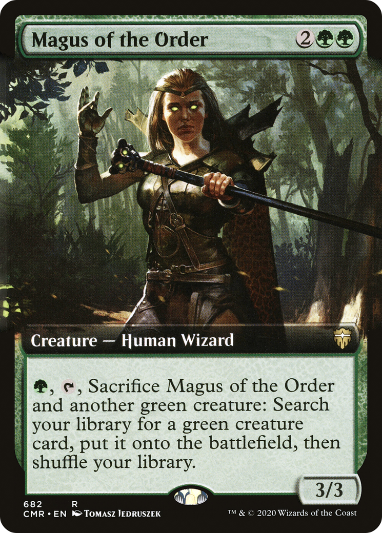 Magus of the Order (Extended Art) (CMR-682)  - Commander Legends: (Extended Art)