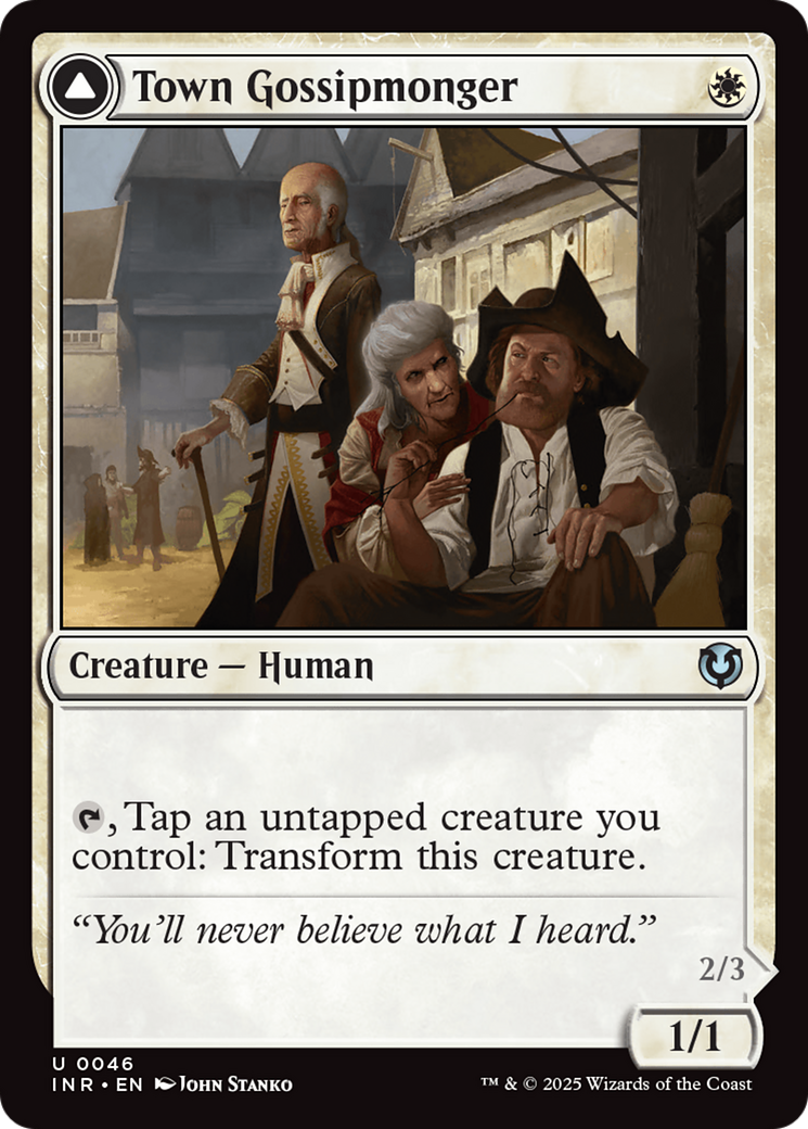 Town Gossipmonger (INR-046) - Innistrad Remastered