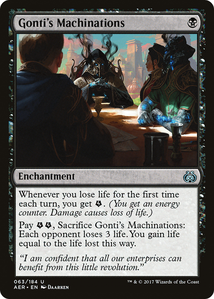 Gonti's Machinations (AER-063)  Foil - Aether Revolt