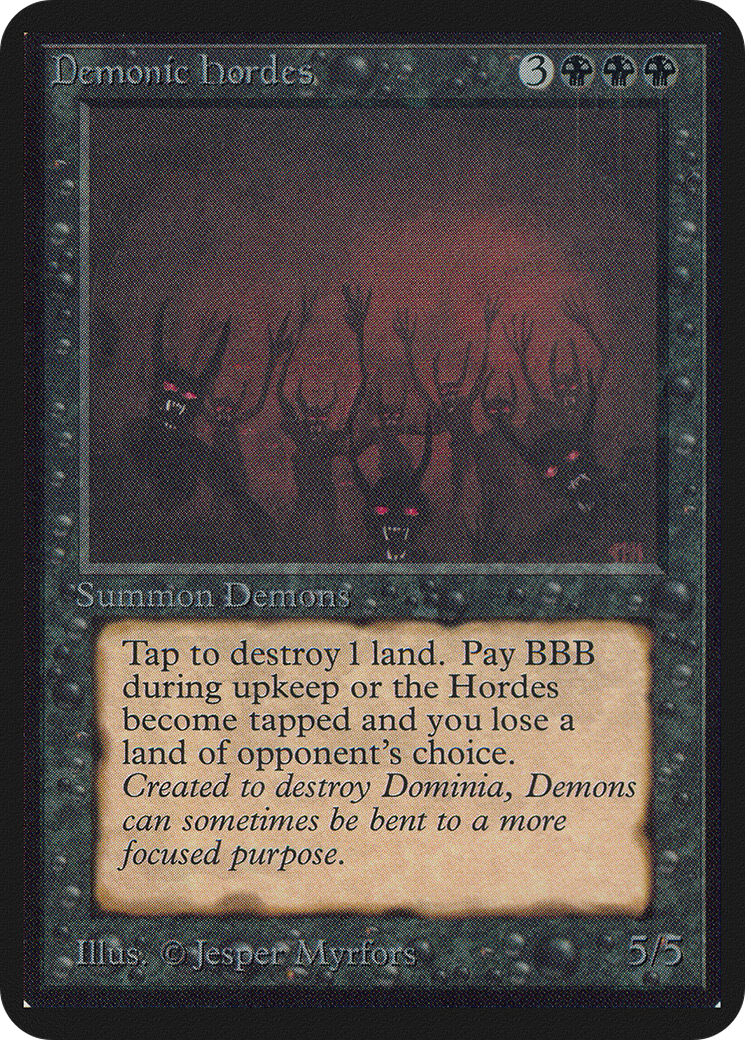 Demonic Hordes (LEA-)  - Limited Edition Alpha