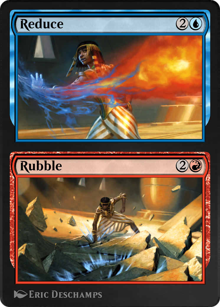 Reduce // Rubble (AKR-254)  - Amonkhet Remastered