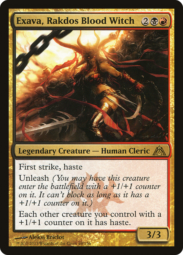 Exava, Rakdos Blood Witch (DGM-069)  - Dragon's Maze