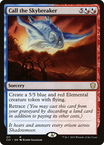 Call the Skybreaker (C21-211)  - Commander 2021
