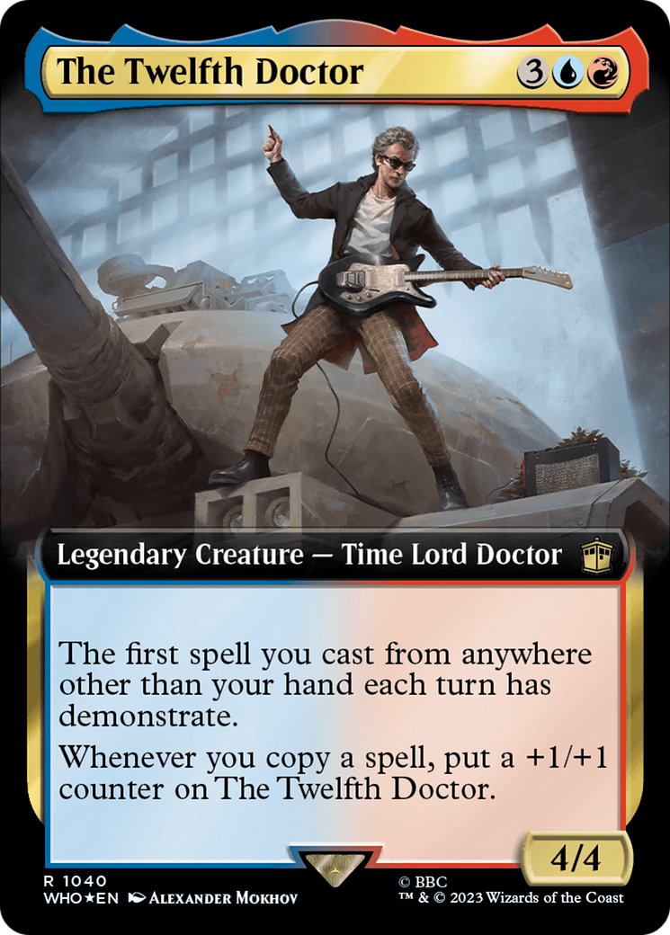 The Twelfth Doctor (Extended Art) (Surge Foil) (WHO-1040) - Doctor Who: (Extended Art) Foil