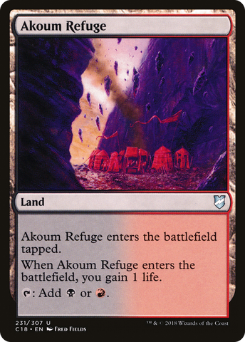 Akoum Refuge (C18-231)  - Commander 2018