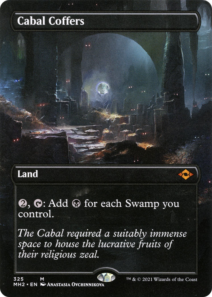 Cabal Coffers (Borderless) (MH2-325)  - Modern Horizons 2 (Borderless)