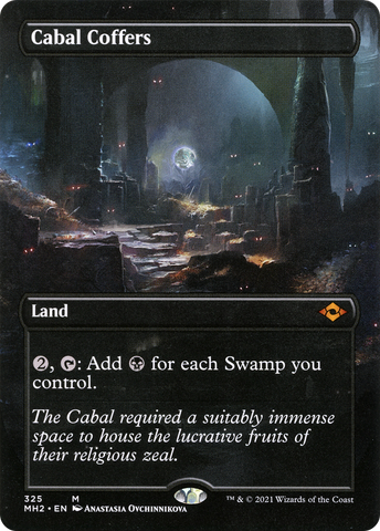Cabal Coffers (Borderless) (MH2-325)  - Modern Horizons 2 (Borderless)