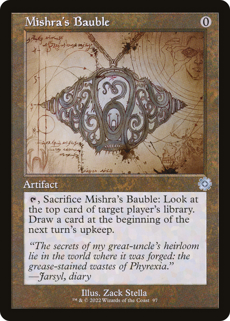 Mishra's Bauble (Schematic) (BRR-097)  - The Brothers' War Retro Artifacts