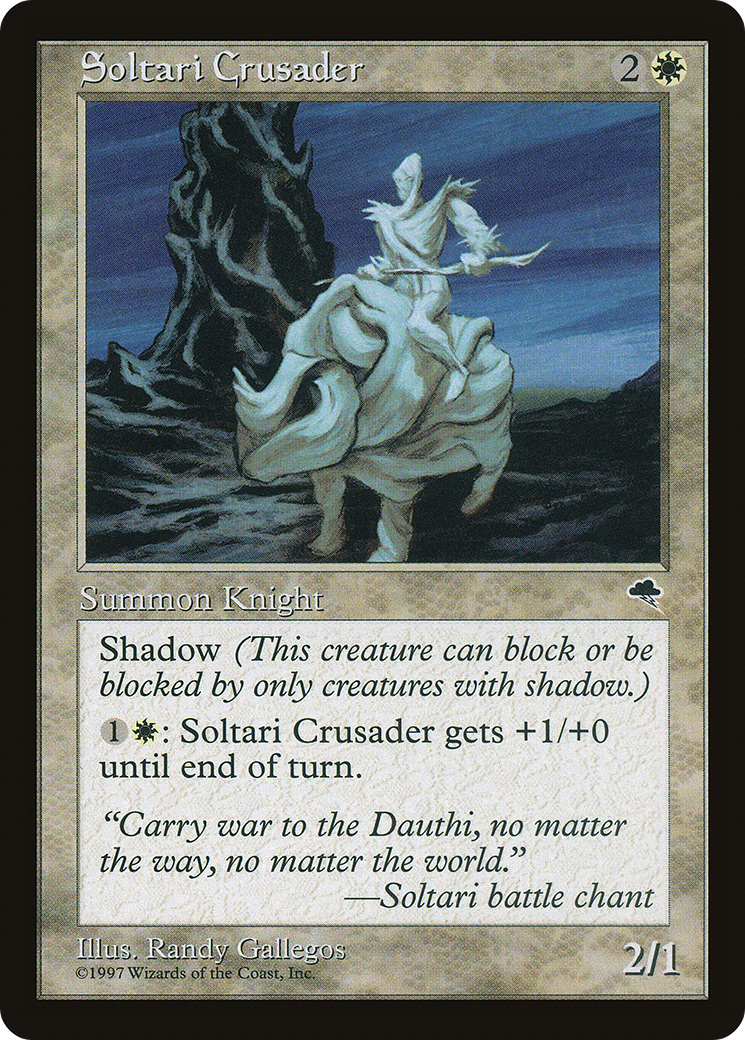 Soltari Crusader (TMP-041)  - Tempest