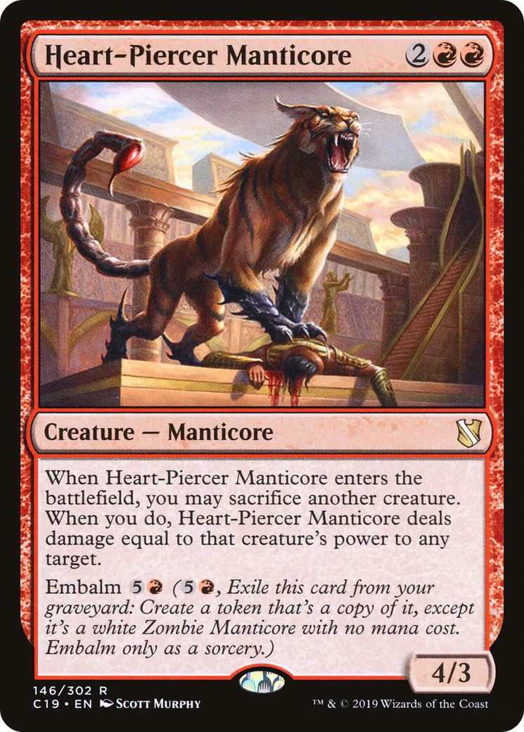 Heart-Piercer Manticore (C19-146)  - Commander 2019