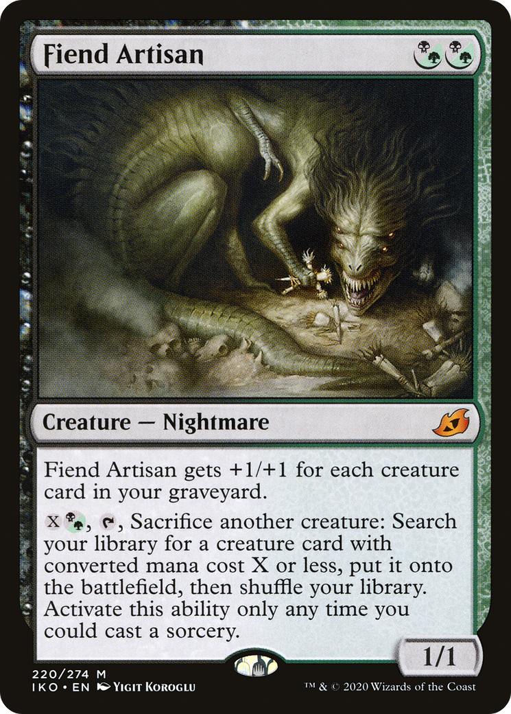 Fiend Artisan (IKO-220)  - Ikoria: Lair of Behemoths