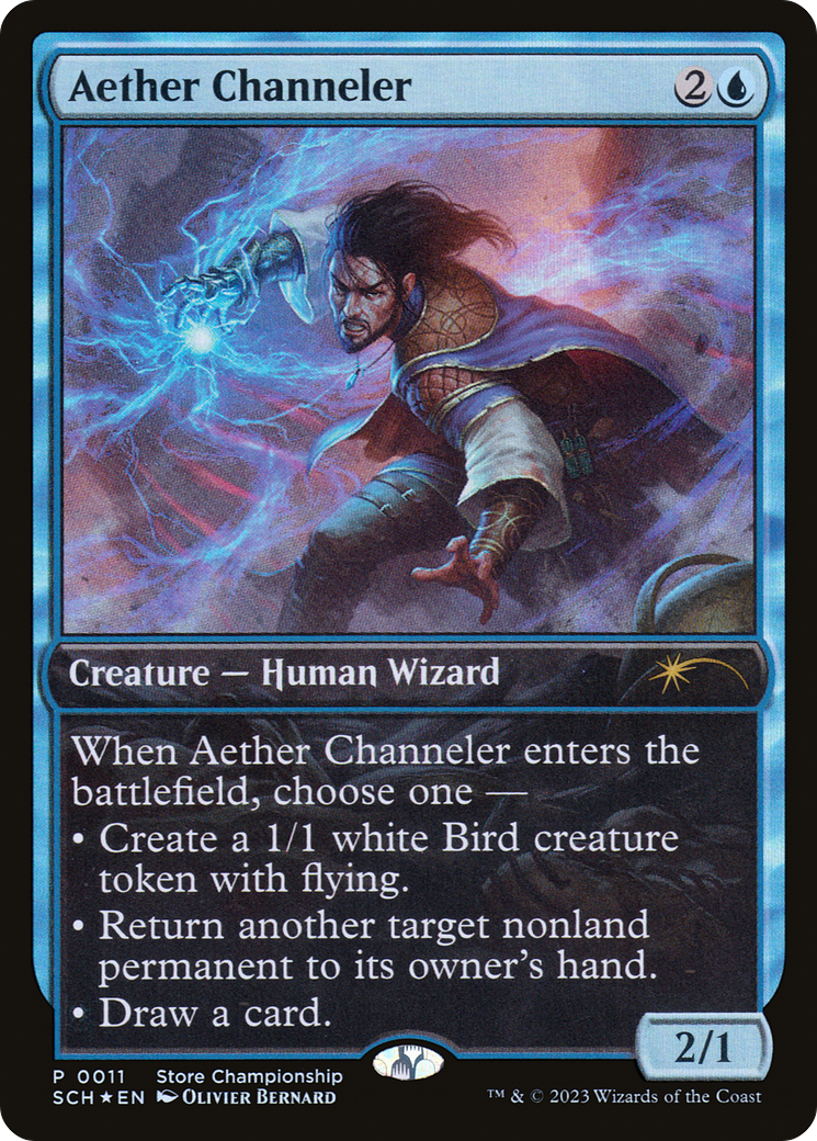 Aether Channeler (GAME-011)  Foil - Store Championships