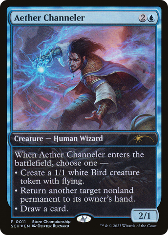 Aether Channeler (GAME-011)  Foil - Store Championships