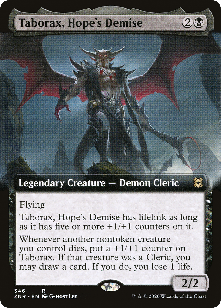 Taborax, Hope's Demise (Extended Art) (ZNR-346)  - Zendikar Rising