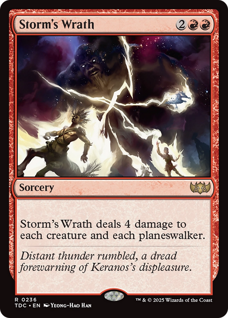 Storm's Wrath (TDC-236) - Commander: Tarkir: Dragonstorm