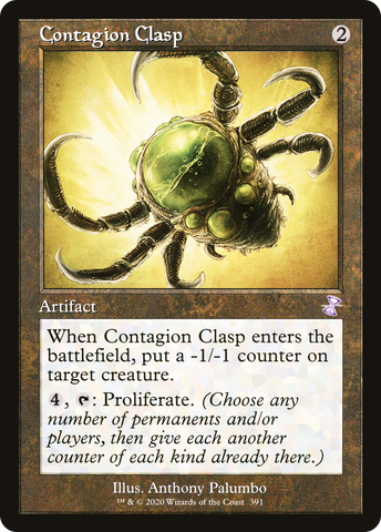 Contagion Clasp (TSR-391)  Foil - Time Spiral Remastered