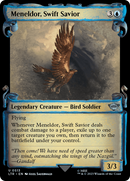 Meneldor, Swift Savior (Showcase Scrolls) (LTR-513) - The Lord of the Rings: Tales of Middle-earth: (Showcase) Foil