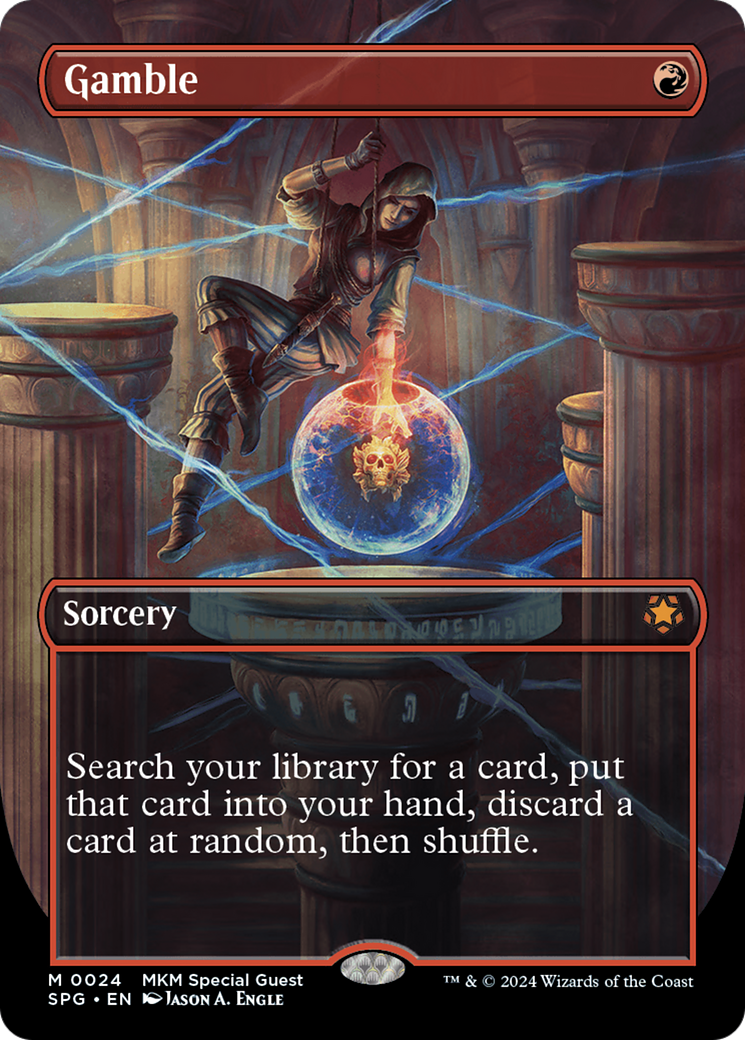 Gamble (Borderless) (SPG-024) - Special Guests (Borderless) Foil