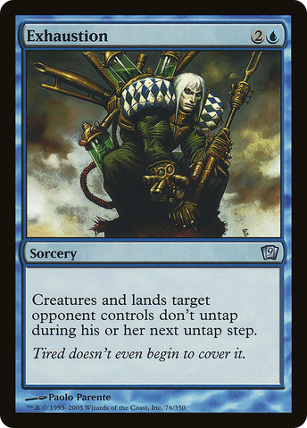 Exhaustion (9ED-76★) - Ninth Edition Foil