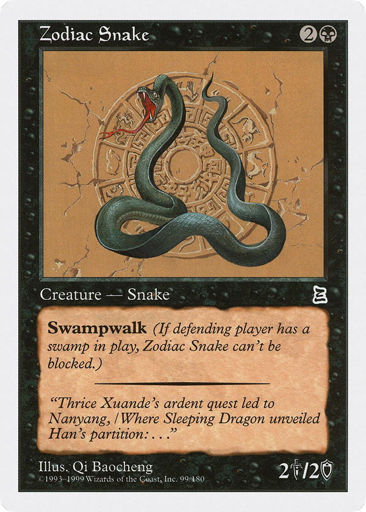 Zodiac Snake (PTK-099)  - Portal Three Kingdoms