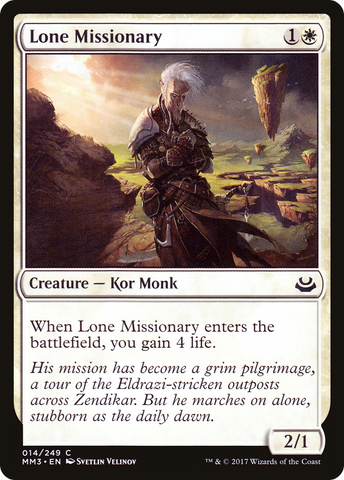Lone Missionary (MM3-014)  - Modern Masters 2017