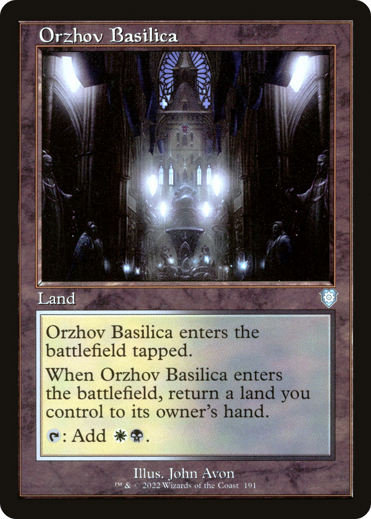 Orzhov Basilica (Retro Frame) (BRC-191)  - The Brothers' War Commander