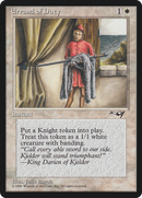 Errand of Duty (Page Holding Sword) (ALL-128)  - Alliances