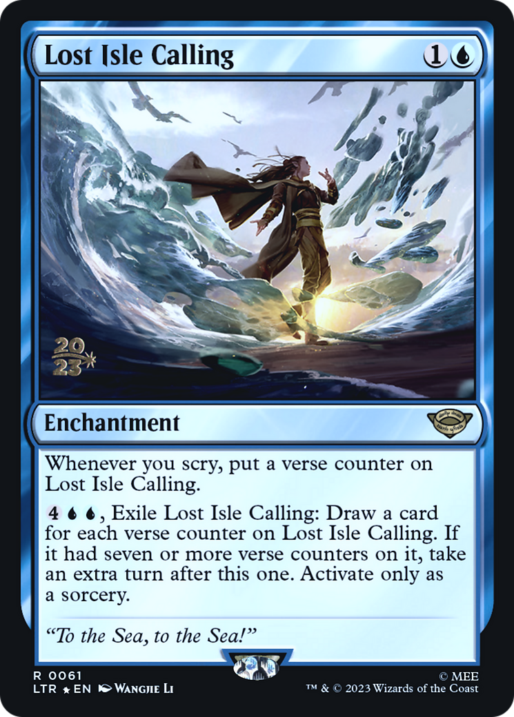 Lost Isle Calling (PRE-061)  Foil - Tales of Middle-earth Promos