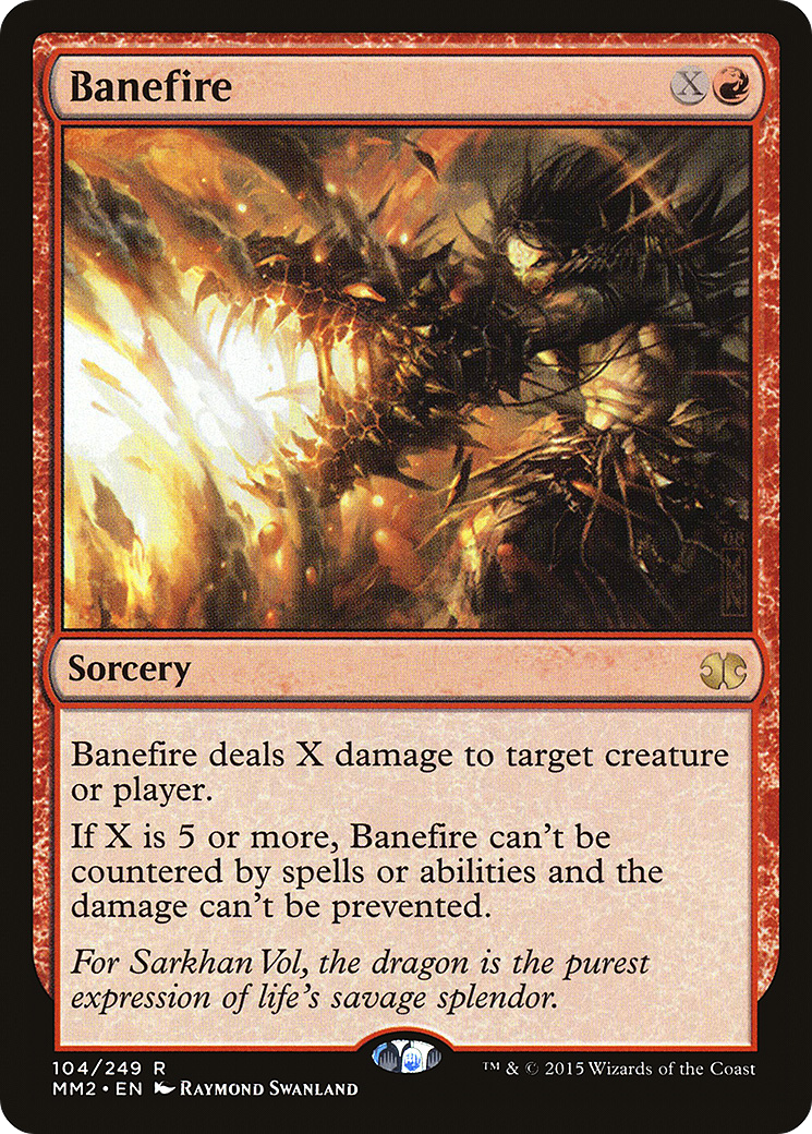 Banefire (MM2-104)  Foil - Modern Masters 2015