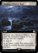 Mariposa Military Base (Extended Art) (PIP-443) - Fallout: (Extended Art) Foil