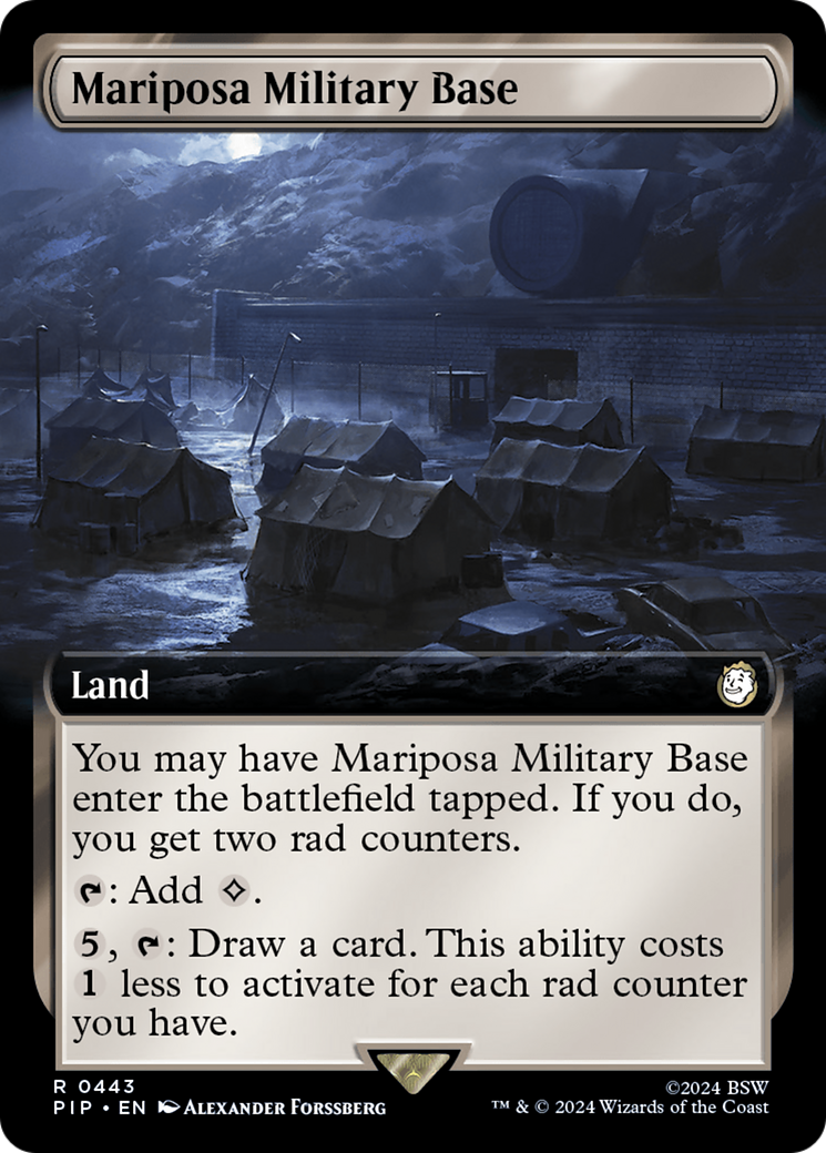 Mariposa Military Base (Extended Art) (PIP-443)  - Fallout: (Extended Art)