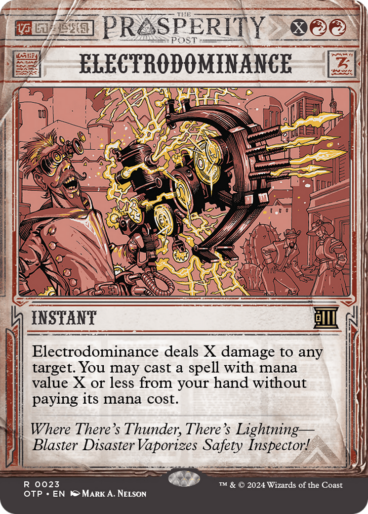 Electrodominance (OTP-023)  - Breaking News: (Showcase) (Borderless)