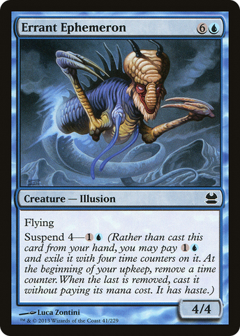 Errant Ephemeron (MMA-041)  Foil - Modern Masters
