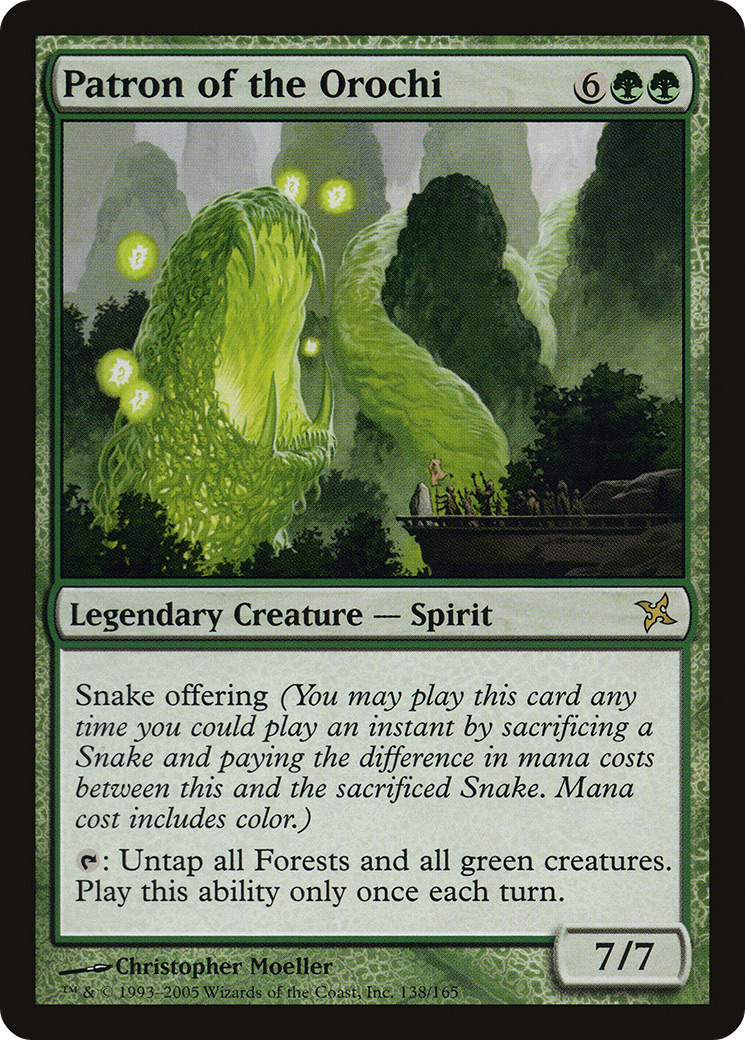 Patron of the Orochi (BOK-138)  Foil - Betrayers of Kamigawa
