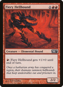 Fiery Hellhound (M10-135)  Foil - Magic 2010