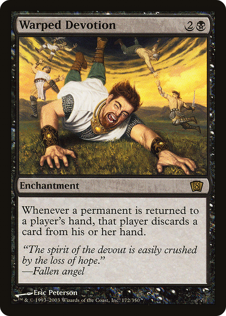 Warped Devotion (8ED-172★) - Eighth Edition Foil
