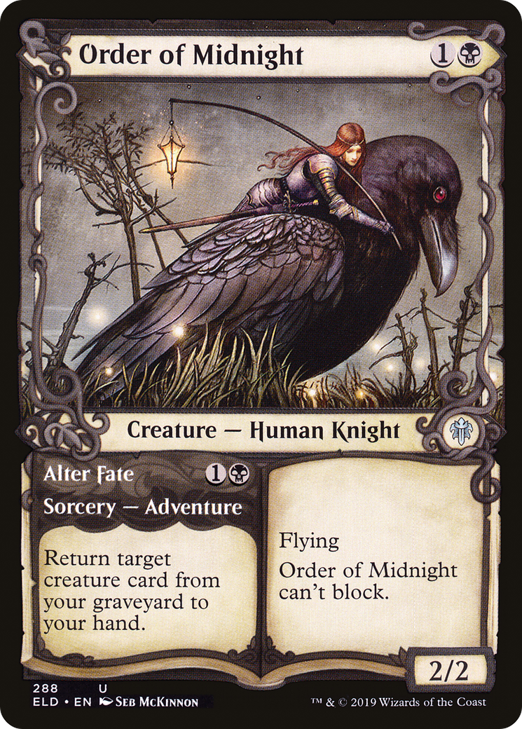Order of Midnight (Showcase) (ELD-288)  Foil - Throne of Eldraine: (Showcase)